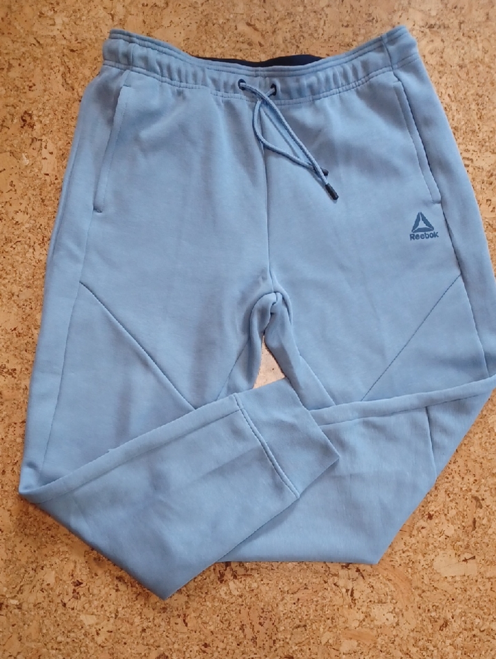 Reebok Men's Blue RBK Momentum Jogger Sweat Pants Size L NWOT